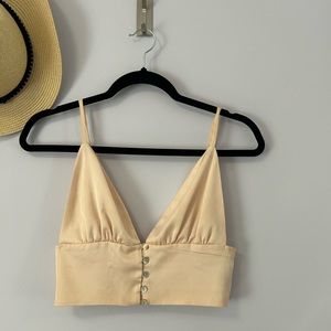 Crop top size s never used